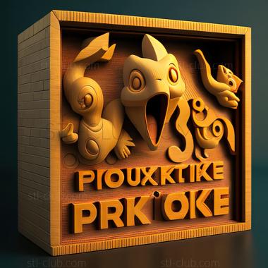 3D мадэль A Pok BLOCK Party Sing Pokmon Trick House (STL)